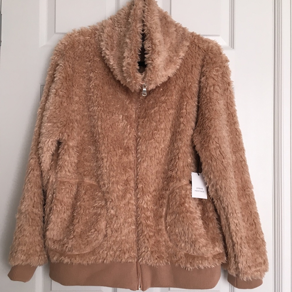 NWT Urban Heritage Sweater Jacket Full Zip Size XL
